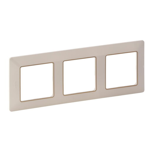 Legrand Rahmen 754063 VLIFE 3-FACH MW/GOLD