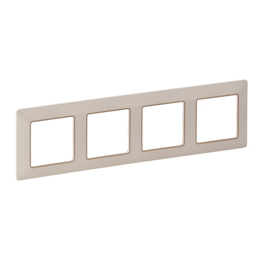 Legrand Rahmen 754064 VLIFE 4-FACH MW/GOLD