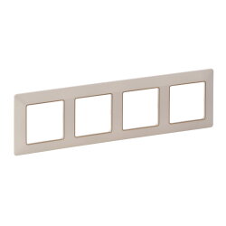 Legrand Rahmen 754064 VLIFE 4-FACH MW/GOLD