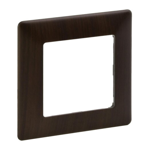 Legrand Rahmen 754171 VLIFE 1-FACH DARK WOOD