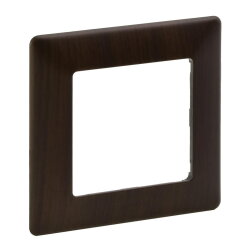 Legrand Rahmen 754171 VLIFE 1-FACH DARK WOOD