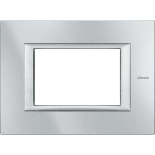 Bticino Rahmen HA4803HC 3-MOD GREY ALU