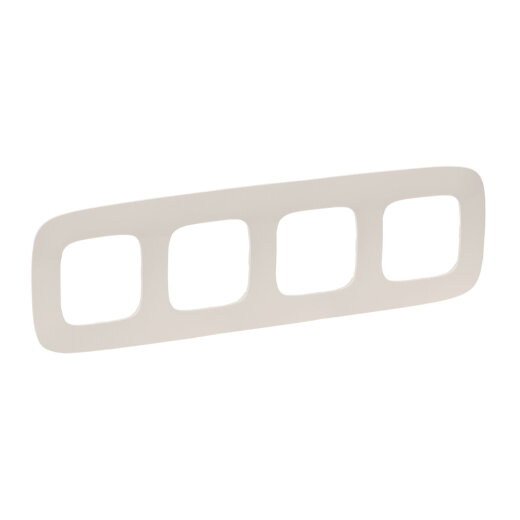 Legrand Rahmen V.ALL 4fach mandelweiss