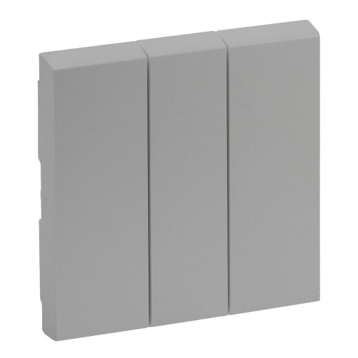 Legrand Wippe 864303 Niloe Step 3fach aluminium
