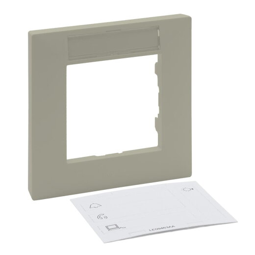 Legrand Rahmen 864661 Niloe Step 1fach m.Beschr.sand