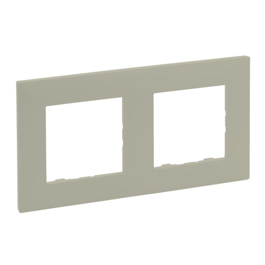 Legrand Rahmen 864672 Niloe Step 2fach sand