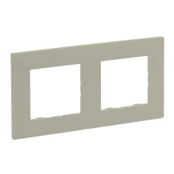 Legrand Rahmen 864672 Niloe Step 2fach sand