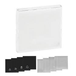 Legrand Wippe 864311 Niloe Step bel aluminium/schwarz