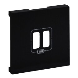 Legrand Abdeckung 864524 Niloe Step Ladesteckdose schwarz