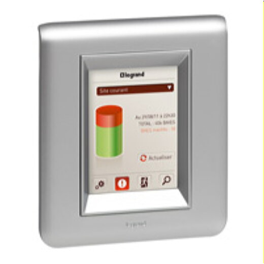 Legrand Überwachungsgerät Touchscreen 3,5Zoll f.Sicherheitsleuchte