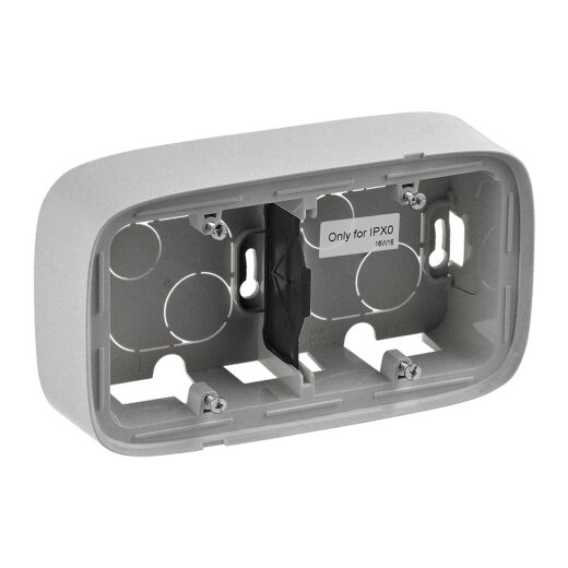 Legrand AP-Gehäuse 755572 V.ALL 2-FACH AL