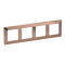 Legrand Rahmen 754164 VLIFE 4-FACH KUPFER