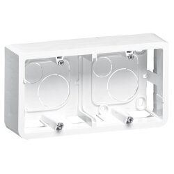 Legrand AP-Gehäuse 080285 MSC 2x2mod horiz. ws