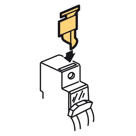 Legrand Schraubenabdeckung 406312 DX3 PLOMB F.1,5M