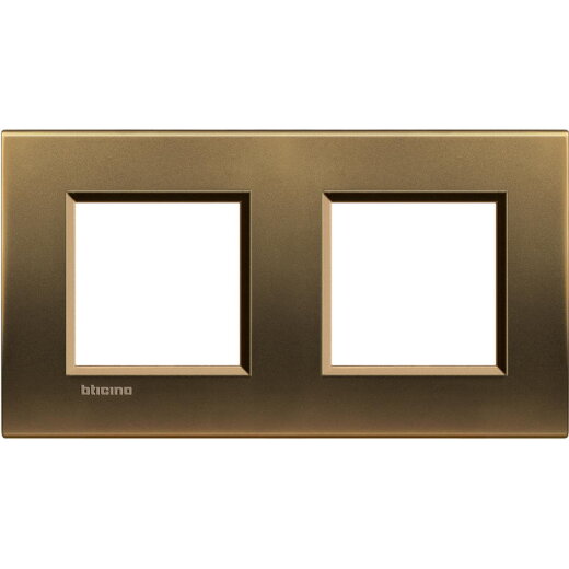 Bticino Rahmen LNA4802M2BZ BRONZE 2x2-mod