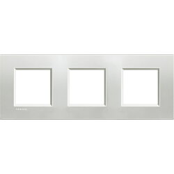 Bticino Rahmen LNA4802M3AG SILVER 3x2-mod