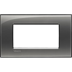 Bticino Rahmen LNA4804KF RAUCHGRAU 4-mod