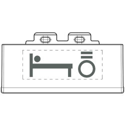 Bticino Kit N4915SETBL "Licht Bett" weiss