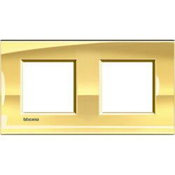 Bticino Rahmen LNA4802M2OA ICEGOLD 2x2-mod