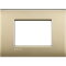 Bticino Rahmen LNC4803OF GOLD MATT 3-mod