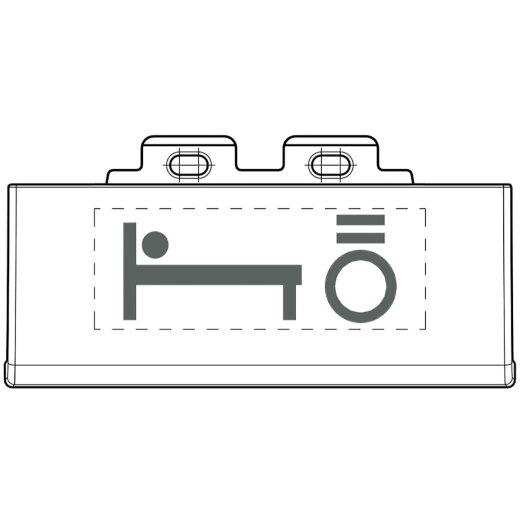 Bticino Kit L4915SETBL "Licht Bett" anthrazit