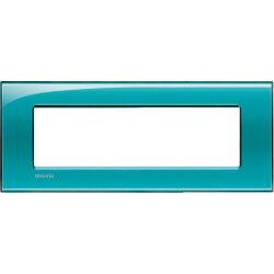 Bticino Rahmen LNA4807VD grün 7-modulig