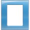 Bticino Rahmen LNA4826AD BLAU 3+3 modulig