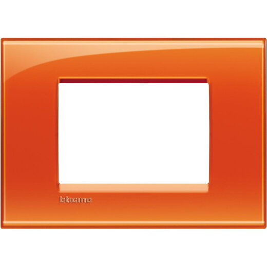 Bticino Rahmen LNA4803OD ORANGE 3-modulig