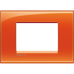 Bticino Rahmen LNA4803OD ORANGE 3-modulig