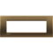 Bticino Rahmen LNA4807BZ BRONZE 7-modulig