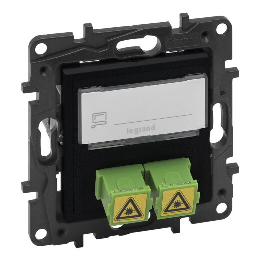 Legrand Steckdose 864544 Niloe Step Sc/Apc Schwarz