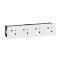 Legrand Steckdose 077144L Mosaic Link 4x 45° F/B ultraws