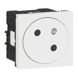 Legrand Steckdose Mosaic Link 45° F/B antibak ultraws