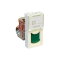 Legrand Einsatz Mosaic 1-f.RJ45 Kat6A 2-mod.ultraws/gr
