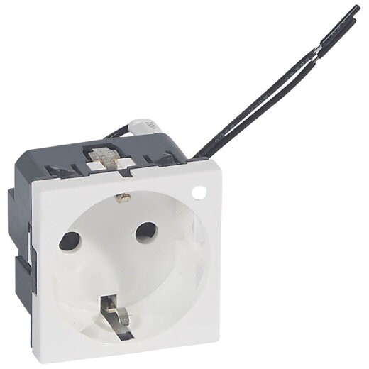 Legrand SCHUKO-Steckdose 077212 MSC bel. SL 2mod ws