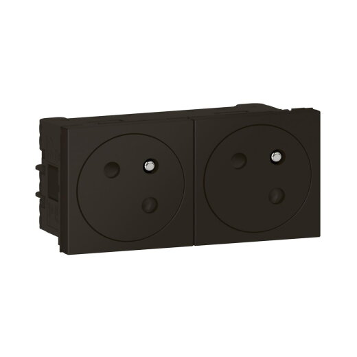 Legrand Steckdose Mosaic Link 2x 45° F/B Std sw