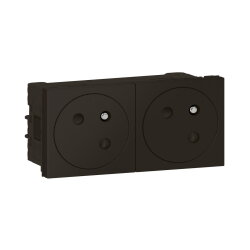 Legrand Steckdose Mosaic Link 2x 45° F/B Std sw