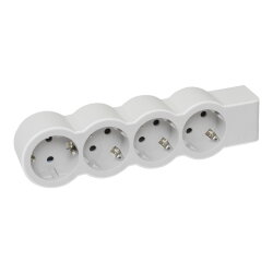 Legrand Steckdosenleisten flach 4xSD o.Kabel Kabel...
