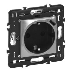 Legrand SCHUKO-Steckdose Mosaic USB-C alu