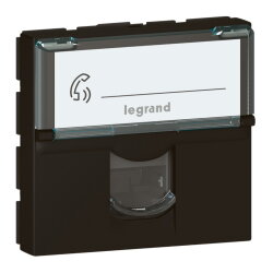 Legrand Einsatz Mosaic 1xRJ45 Kat.6A FTP 2-mod.sw