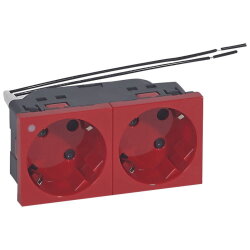 Legrand Steckdose Mosaic 2f 45° Kontroll 16 A/250 V...