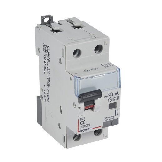 Legrand FI / LS-Kombination C6/0,03A 1polig+N 6kA A