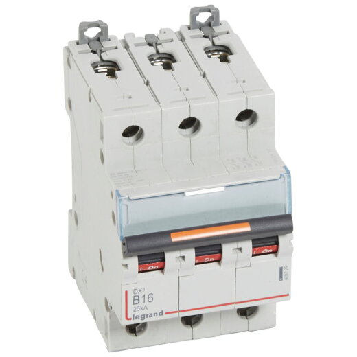 Legrand Leitungsschutzschalter, Automat 409729 DX3 B16A 3P 25KA 3M