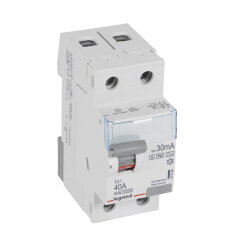 Legrand FI-Schutzschalter, FI 411596 TX3 40A 2P 30MA A-G