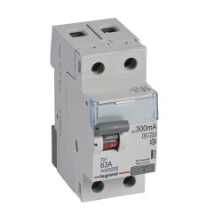 Legrand FI-Schutzschalter, FI 411587 TX3 63A 2P 300MA A-S