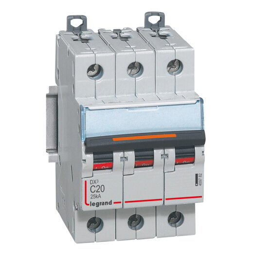Legrand Leitungsschutzschalter, Automat 409782 DX3 C20A 3P 25KA 3M