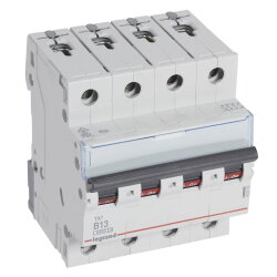 Legrand Leitungsschutzschalter, Automat TX3 B13A 4polig...