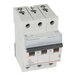 Legrand Leitungsschutzschalter, Automat TX3 C3A 3polig...