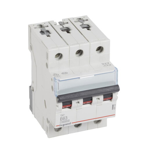 Legrand Leitungsschutzschalter, Automat TX3 B63A 3polig 10kA 3M