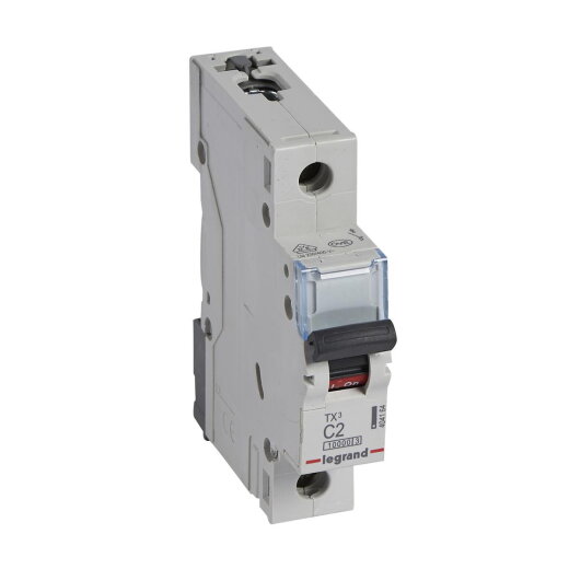 Legrand Leitungsschutzschalter, Automat TX3 C2A 1polig 10kA 1M